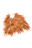 Courrèges Body Chain Top with Orange Feathers