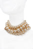 Courrèges Pearl Diamond Gold Necklace Choker