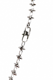 Cruize "Philippe" Silver Spike and Chain Necklace