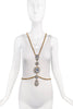 Vintage Gold Chain Crystal Body Harness (Copy)