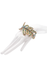 Louis Vuitton Gold Crystal Multi Colored Feather Bracelet