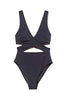Vintage Black Cut Out Bathing Suit