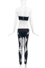 Nasir Mazhar Black Cut Out Bondage Lace Up Runway Pants