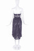 Valentino Night Black Lace Skirt with Black Sequin Corset Belt - BOUTIQUE PURCHASE PRICE