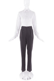 Yves Saint Laurent Black Pin Stripe 'Le Smoking' Suit