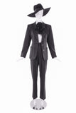Yves Saint Laurent Black Pin Stripe 'Le Smoking' Suit