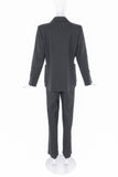 Yves Saint Laurent Black Pin Stripe 'Le Smoking' Suit