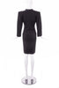 Jacqueline de Ribes Black Tuxedo Dress - BOUTIQUE PURCHASE PRICE