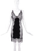 Meadham Kirchhoff Lace and Silk Graphic Slipdress