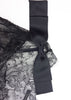 Francesco Scognamiglio Fit and Flare Black Dress with Lace - BOUTIQUE PURCHASE PRICE