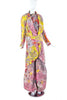 As Four Multi Color Pink Yellow Floral Lace Balloon David Bowie Pants and Jacket