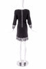 Francesco Scognamiglio Fit and Flare Black Dress with Lace - BOUTIQUE PURCHASE PRICE