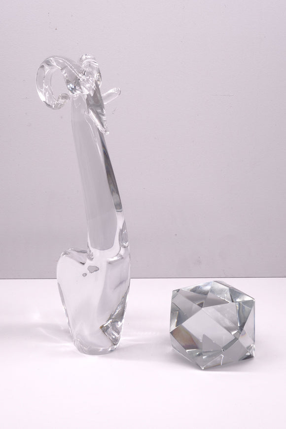 Vintage Glass Ram 