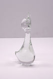 Vintage Glass Baby Duck Sculpture
