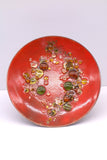 Mid Century Metal and Glass Vintage Dish - Original by Lillah