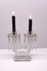 Vintage Candelabra with hanging glass drops