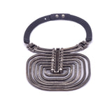 Lanvin Dedale Art Deco Crystal Collar Pendant
