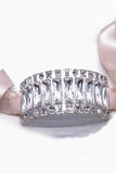 Christian Dior Clear Lucite and Baguette Cut Crystal "Gloria" Choker Necklace SS2004
