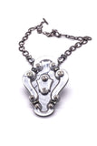 Lanvin Mirror and Crystal Pendant Necklace FW2012 - BOUTIQUE PURCHASE PRICE
