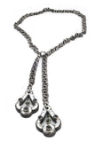 Lanvin Bolo Necklace with Small Mirror Pendants FW2010 - BOUTIQUE PURCHASE PRICE