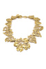 Yves Saint Laurent Gold and Diamond Leaf Statement Necklace - BOUTIQUE PURCHASE PRICE
