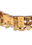 Yves Saint Laurent Gold Basket Weave Bracelet - BOUTIQUE PURCHASE PRICE