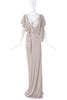 Vivienne Westwood Ivory Drape Wrap Dress Gown with Corset Detail