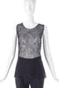 Yves Saint Laurent Double Layer Chantilly Lace Tank Top - BOUTIQUE PURCHASE PRICE