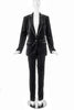 D&G by Dolce & Gabbana Velvet Satin Stitch Tuxedo Suit FW2007