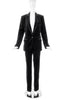 D&G by Dolce & Gabbana Velvet Satin Stitch Tuxedo Suit FW2007