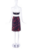 Yves Saint Laurent Rose Print Wrap Skirt - BOUTIQUE PURCHASE PRICE