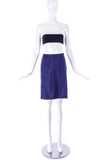 Prada Navy Nylon Pencil Skirt - BOUTIQUE PURCHASE PRICE