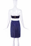 Prada Navy Nylon Pencil Skirt - BOUTIQUE PURCHASE PRICE