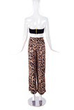 Paco Rabanne Leopard Print Silk Lounge Pants - BOUTIQUE PURCHASE PRICE