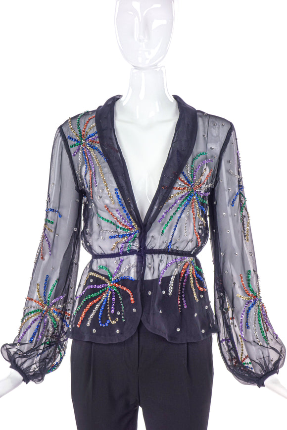 Vintage Fireworks Blouse