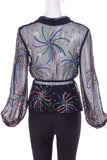 Vintage Fireworks Blouse