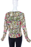 John Galliano "Flapper Dinner Party" Print Cardigan