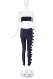 Emanuel Ungaro by Fausto Puglisi One Side Ruffle Pants