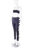 Emanuel Ungaro by Fausto Puglisi One Side Ruffle Pants