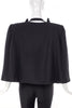 Maison Martin Margiela Exaggerated Padded Shoulder Cape with Oversized Lapel