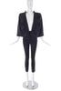 Maison Martin Margiela Exaggerated Padded Shoulder Cape with Oversized Lapel