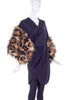 Junya Watanabe Faux Fur Leopard Flintstone Top/Dress