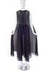 Maison Martin Margiela Black Chiffon Cape