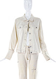 Helmut Lang "Paint Splatter" Jacket and Trouser Set SS1998