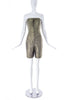 "Undercover" Gold Jumpsuit with a Geometric Print - BOUTIQUE PURCHASE PRICE