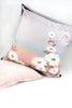Vintage Silk Square 1970's Flower Christian Dior Pillow