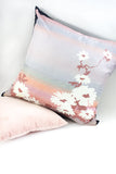 Vintage Silk Square 1970's Flower Christian Dior Pillow