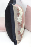 Vintage Silk Square 1970's Flower Christian Dior Pillow