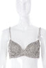 Vintage Crystal Diamond Showgirl Bra