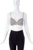 Vintage Crystal Diamond Showgirl Bra